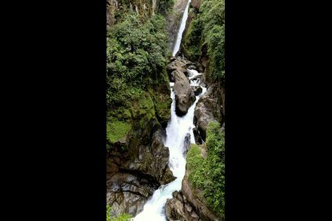 Ecuadorian waterfall